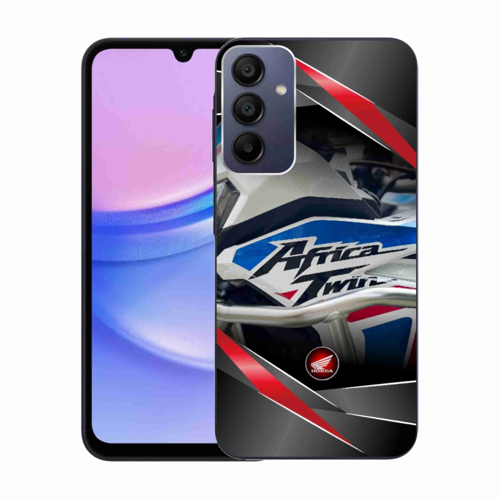Gelový kryt mmCase na Samsung Galaxy A15 4G/5G - motorka honda