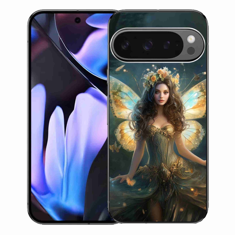 Gelový kryt mmCase na Google Pixel 9 Pro XL - motýlí žena