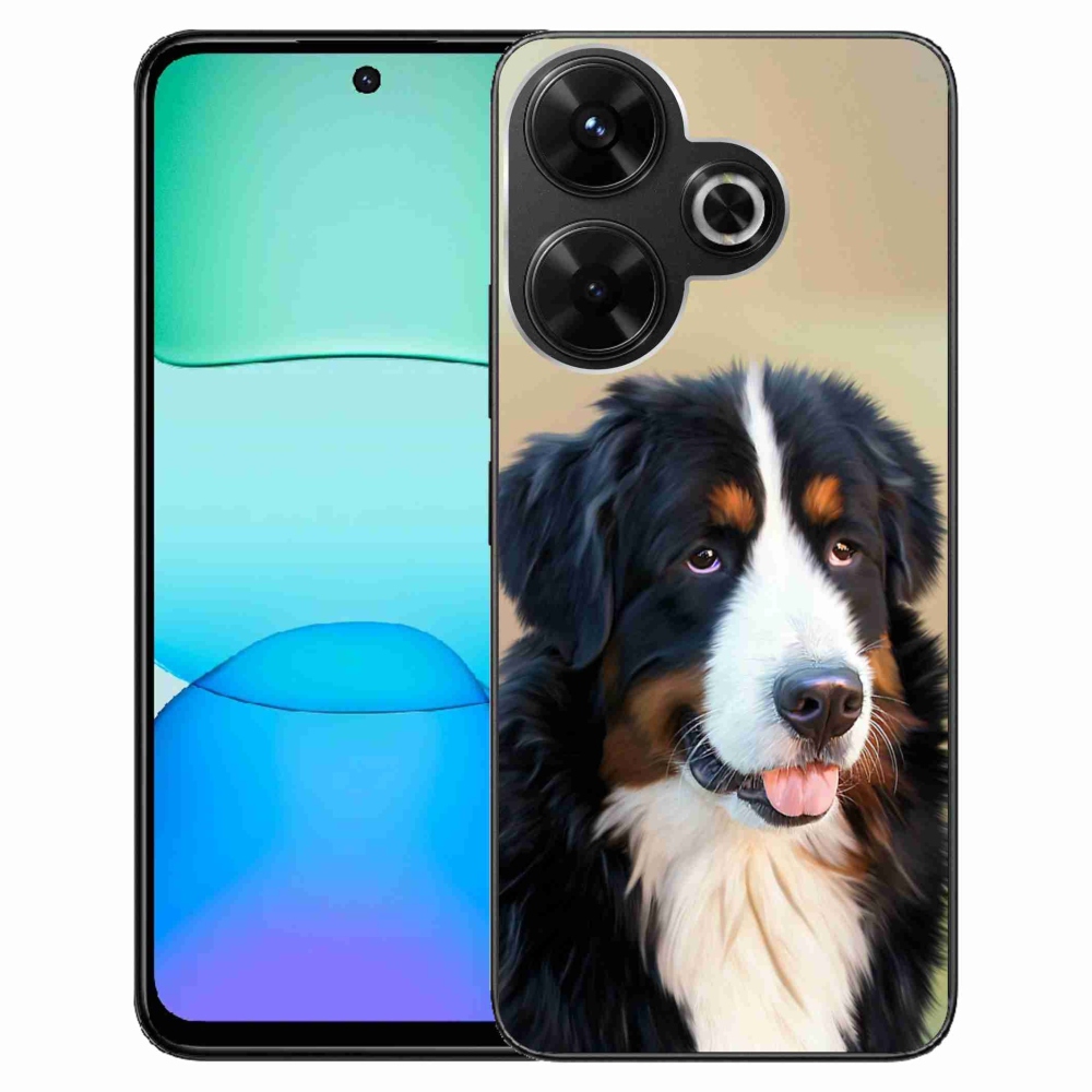 Gelový obal mmCase na Xiaomi Redmi 13 4G/Poco M6 4G - bernský salašnický pes