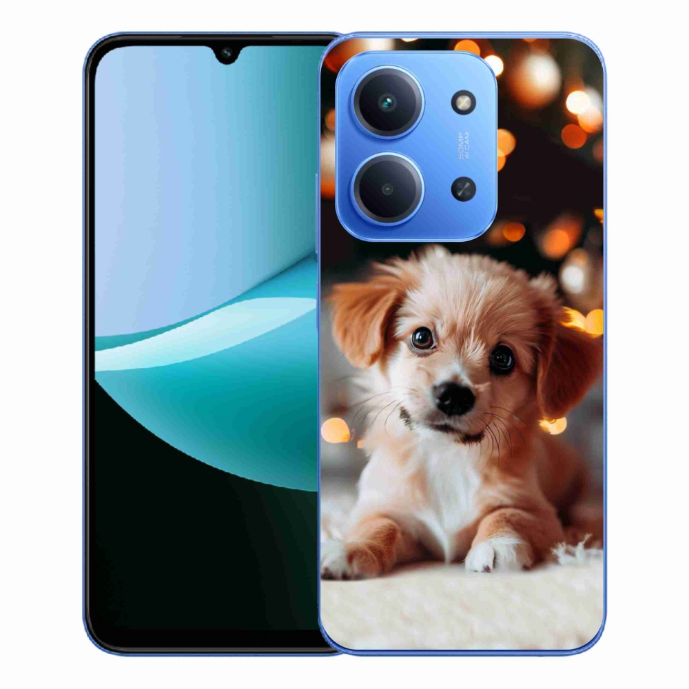 Gelový kryt mmCase na Xiaomi Redmi 15C 4G/5G (173mm) - štěňátko