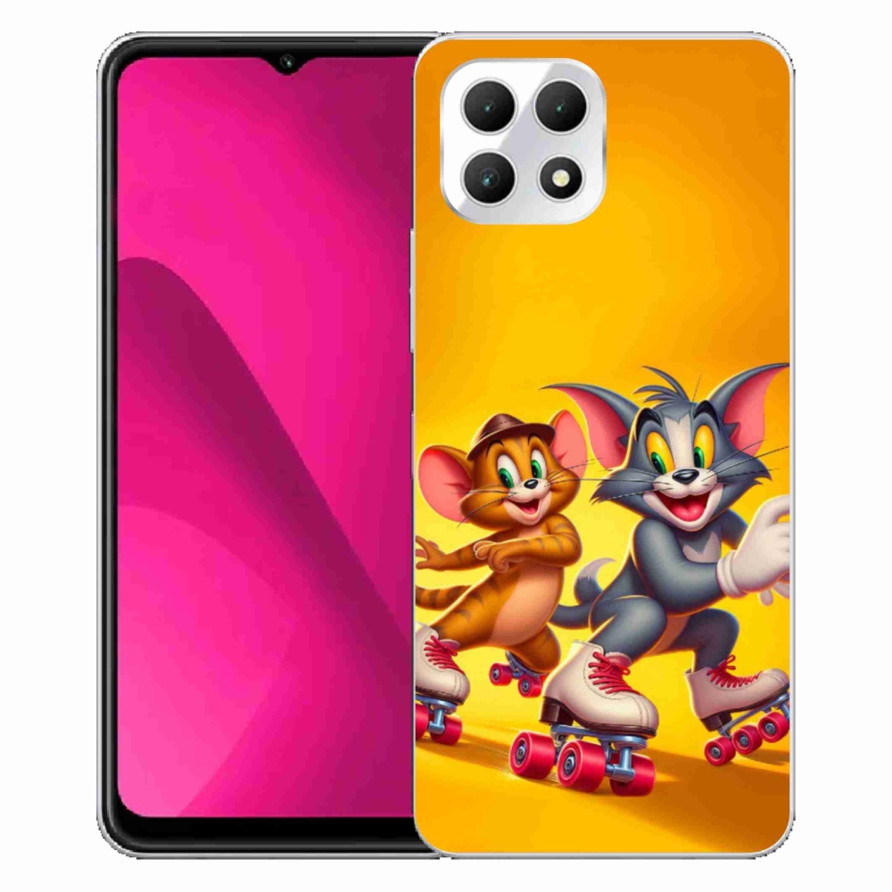 Gelový kryt mmCase na T-Mobile T Phone 2 - tom a jerry