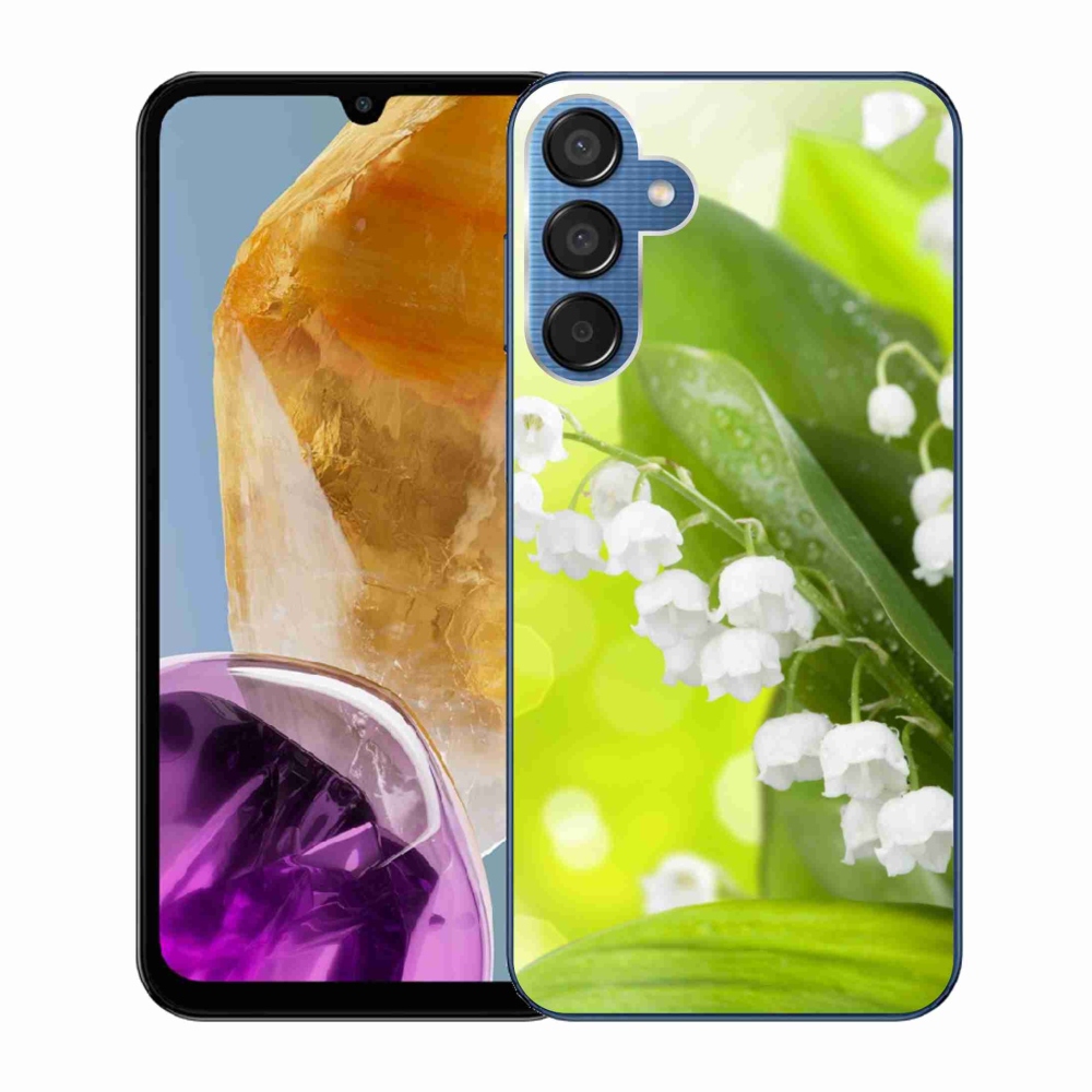 Gelový kryt mmCase na Samsung Galaxy M15 5G - konvalinka