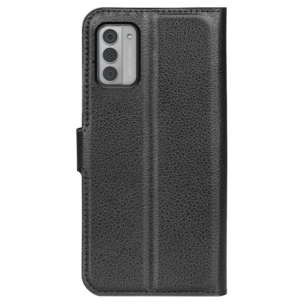 Litchi knížkové pouzdro na Nokia G42 - černé