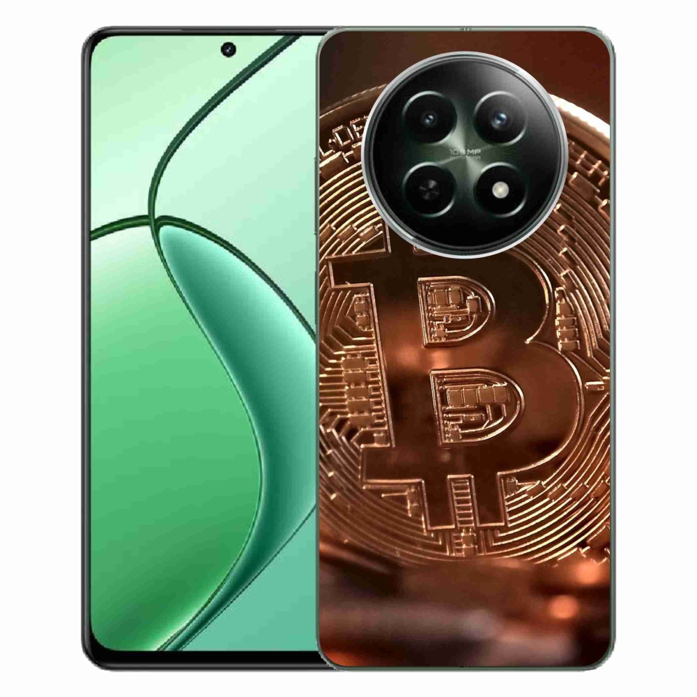 Gelový kryt mmCase na Realme 12 5G/12x 5G - bitcoin