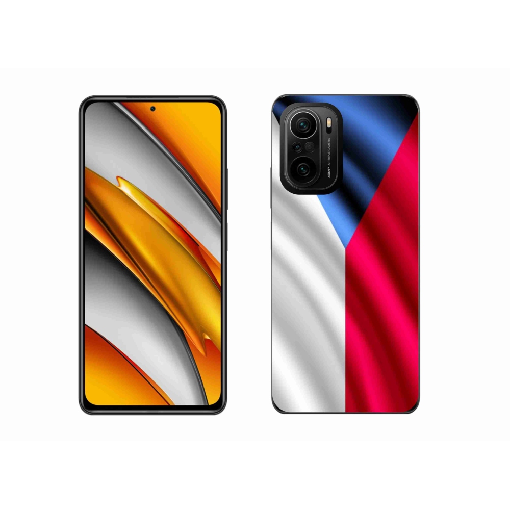 Gelový kryt mmCase na mobil Xiaomi Poco F3 - česká vlajka