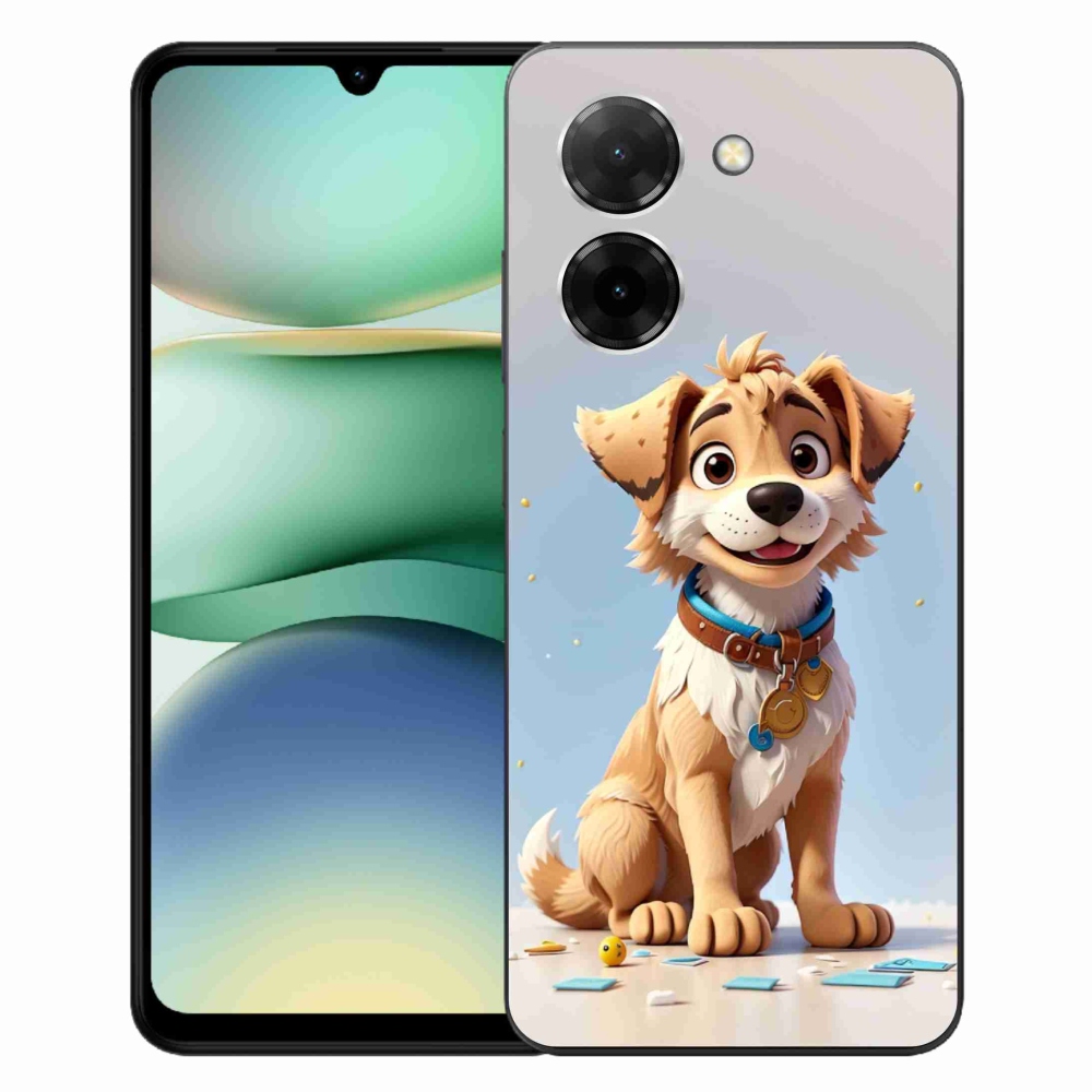 Gelový kryt mmCase na Xiaomi Redmi A5 (171.7x77.8x8.3mm) - kreslené štěně