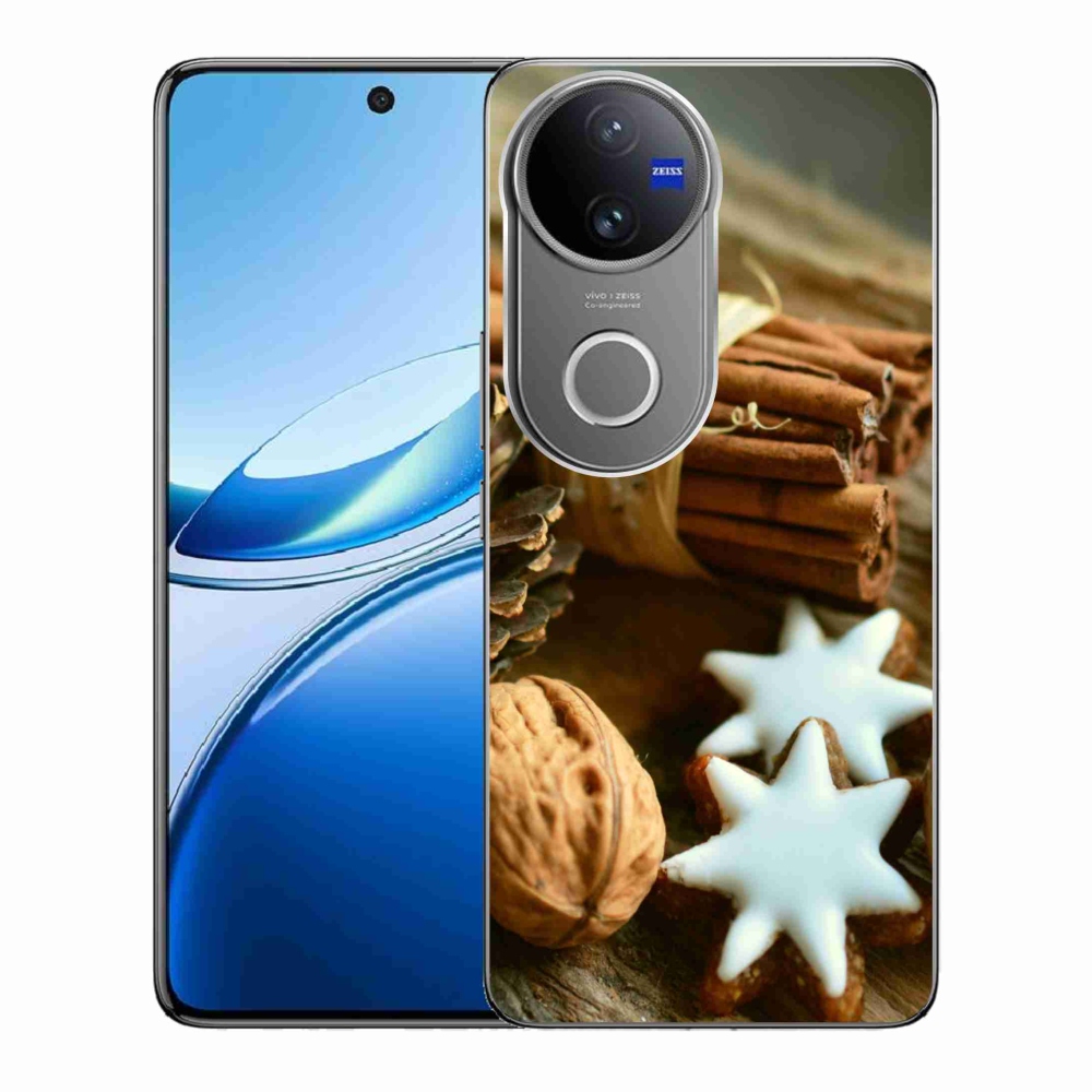 Gelový kryt mmCase na Vivo V50 5G - skořice a perníčky