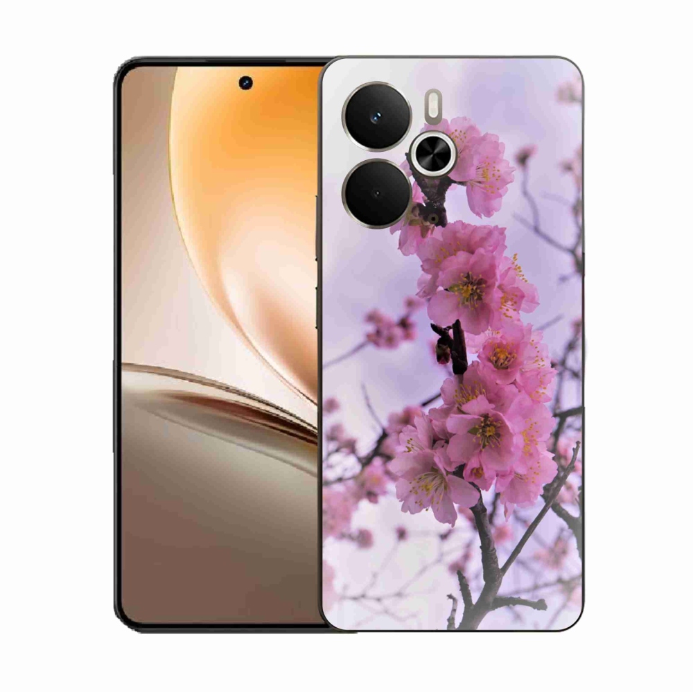 Gelový kryt mmCase na Realme 14 5G - květiny 7