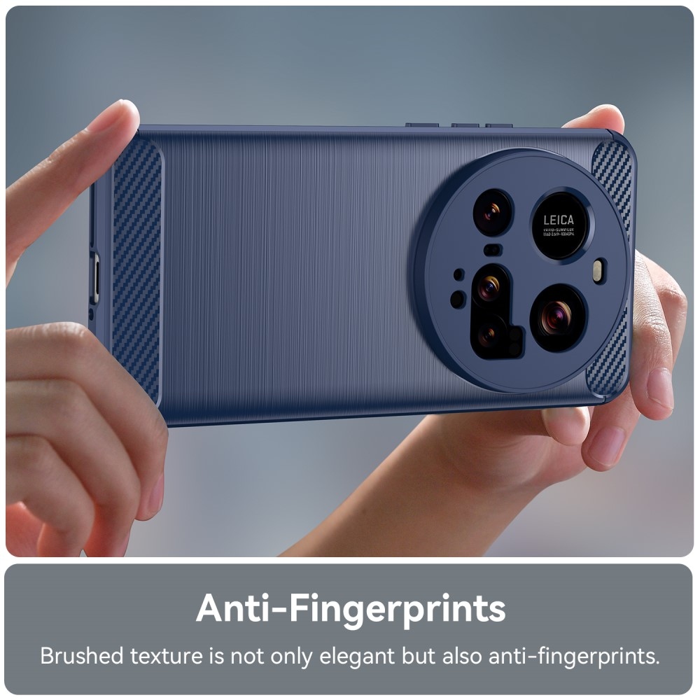 Carbon odolný gelový obal na Xiaomi 15 Ultra - modrý