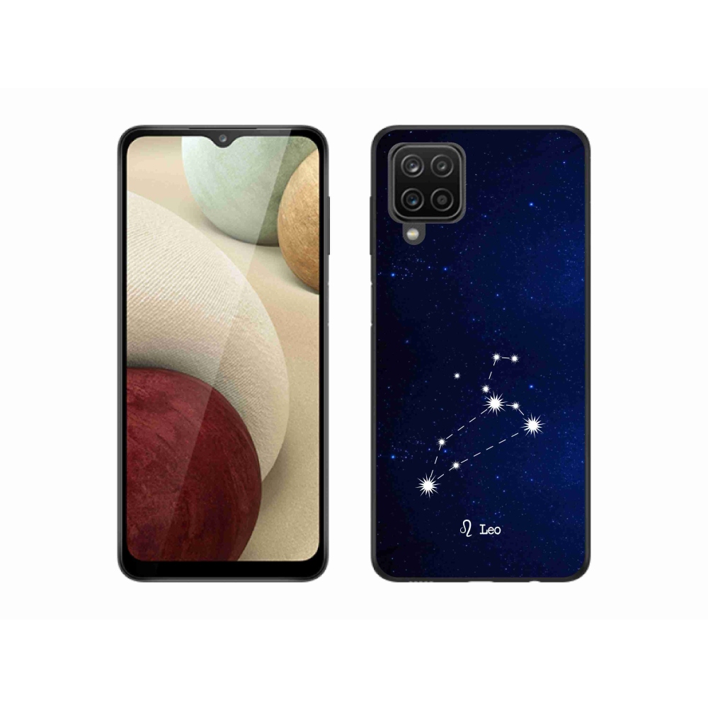 Gelový kryt mmCase na Samsung Galaxy A12 - souhvězdí Lva