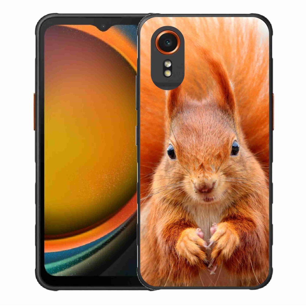 Gelový kryt mmCase na Samsung Galaxy Xcover 7 - veverka