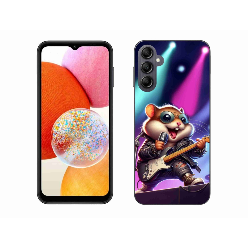 Gelový kryt mmCase na Samsung Galaxy A14 4G/5G - křeček rocker