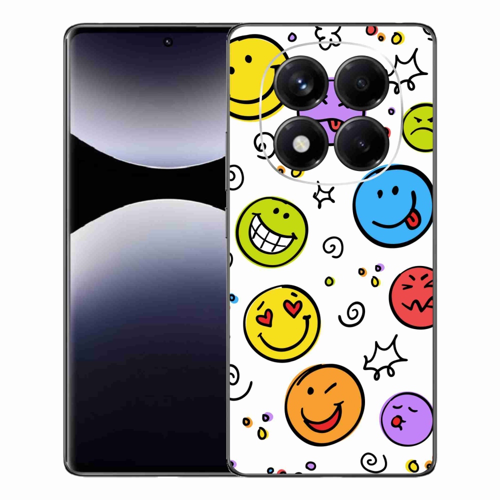 Gelový kryt mmCase na Xiaomi Redmi Note 14 Pro - smajlíci