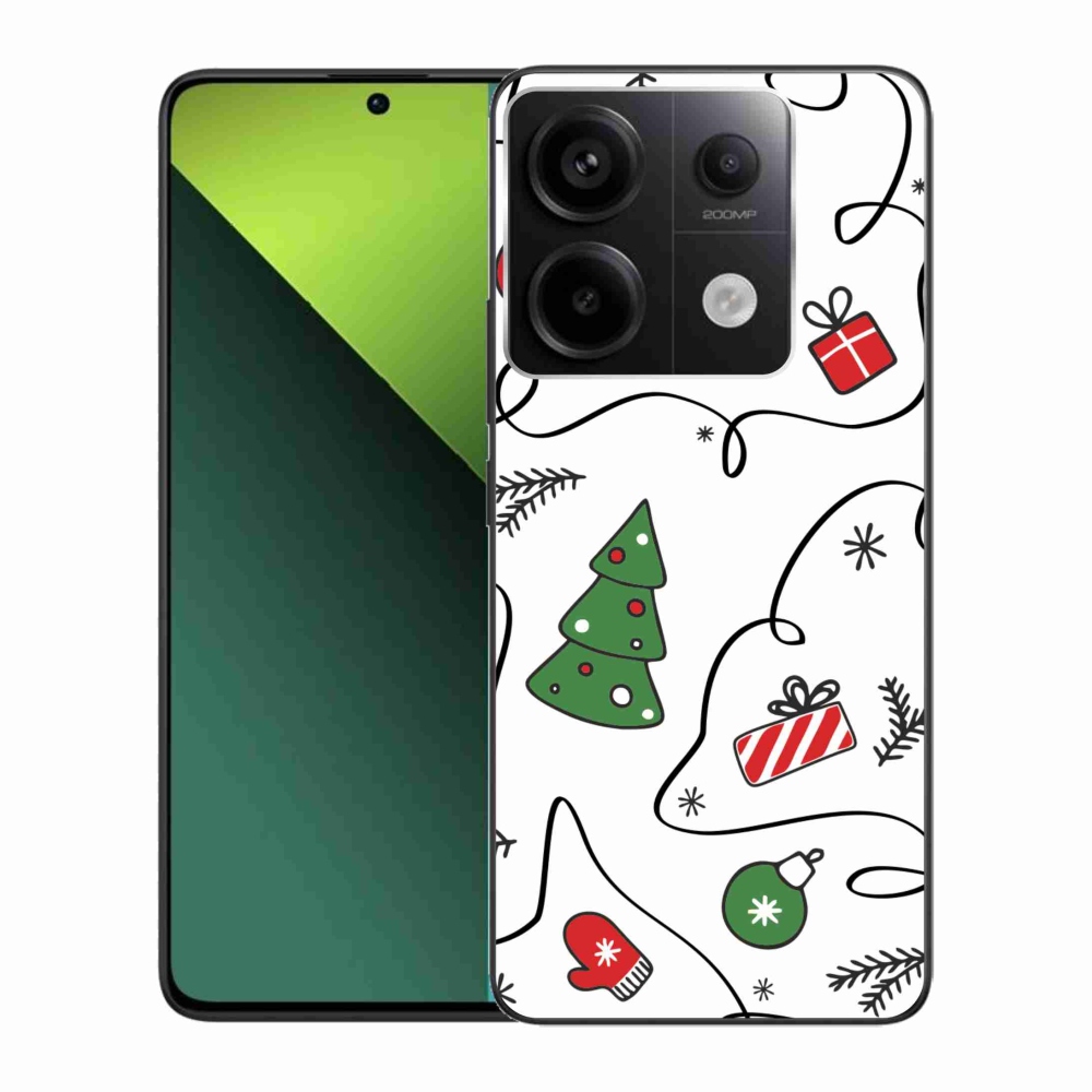 Gelový kryt mmCase na Xiaomi Redmi Note 13 Pro 5G/Poco X6 5G - vánoční motivy
