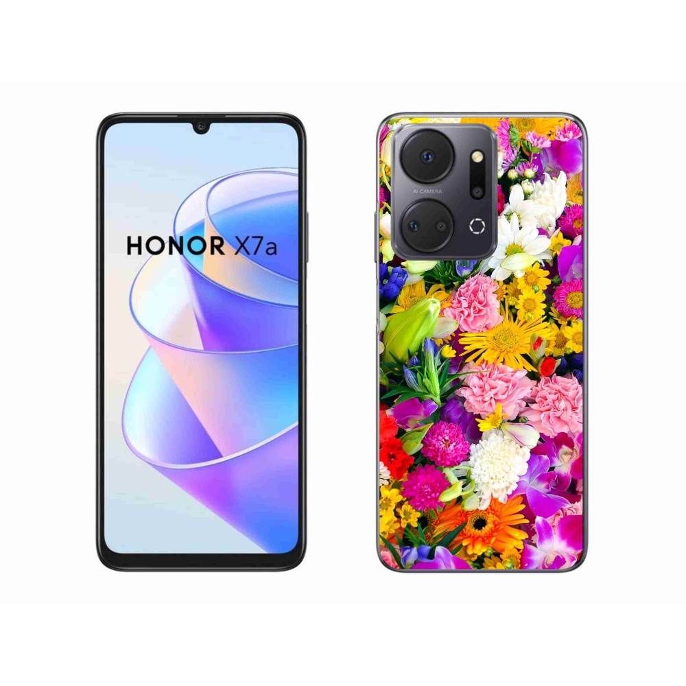 Gelový kryt mmCase na Honor X7a - květiny 12