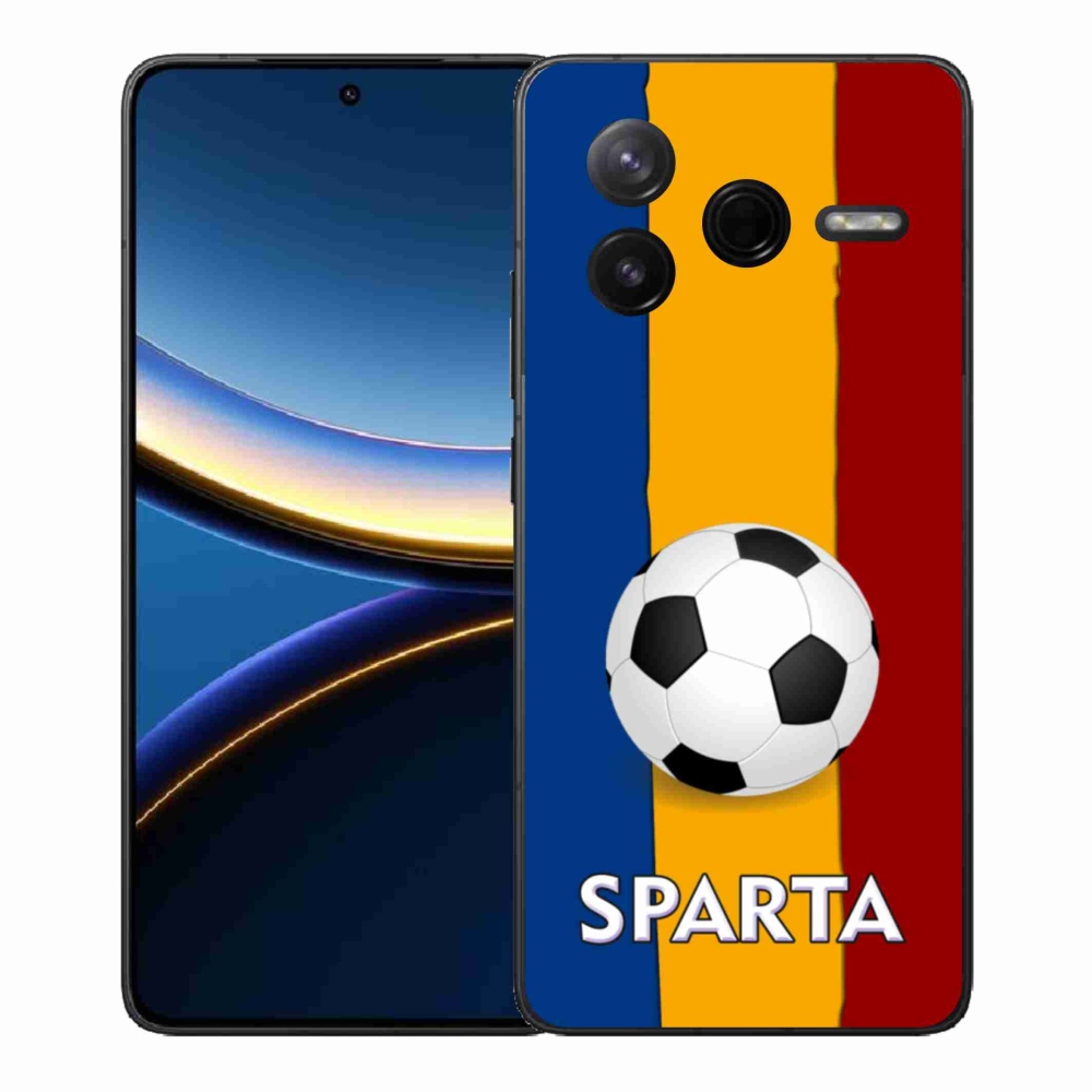 Gelový kryt mmCase na Xiaomi Poco F7 Pro - fotbal 1