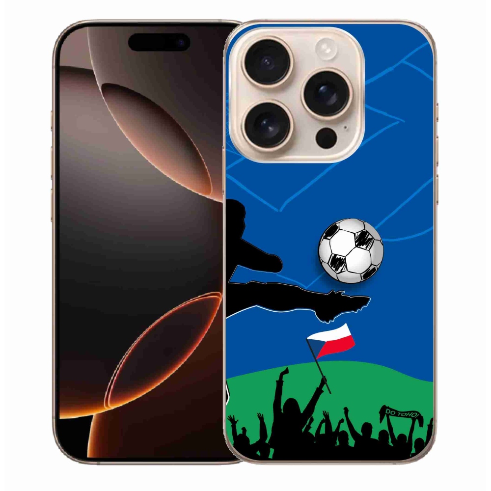 Gelový kryt mmCase na iPhone 16 Pro Max - fanoušci fotbalu