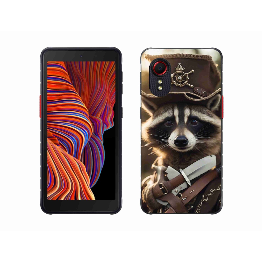 Gelový kryt mmCase na Samsung Galaxy Xcover 5 - mýval v uniformě
