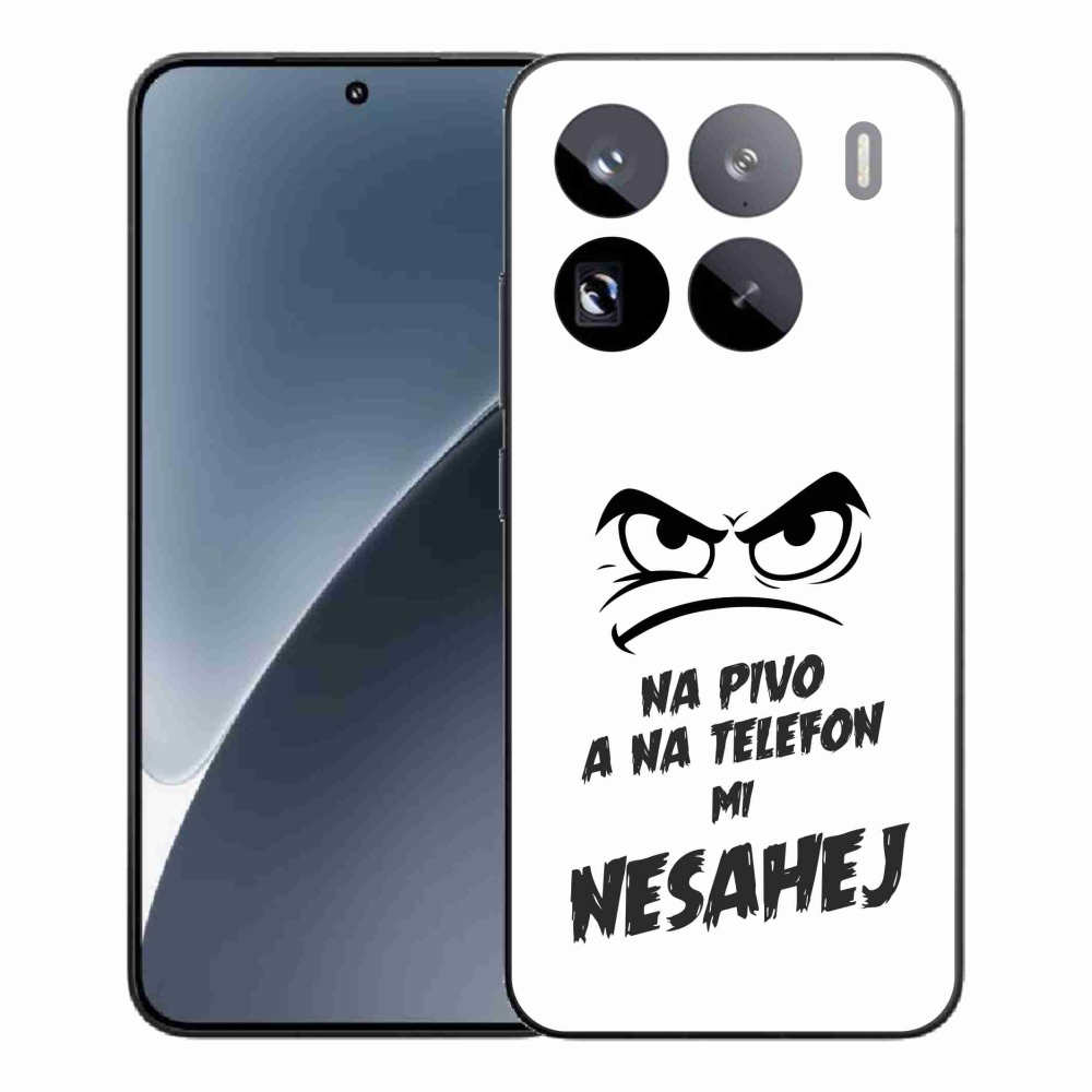 Gelový kryt mmCase na Xiaomi 15 Pro - pivní motiv 2 bílé pozadí
