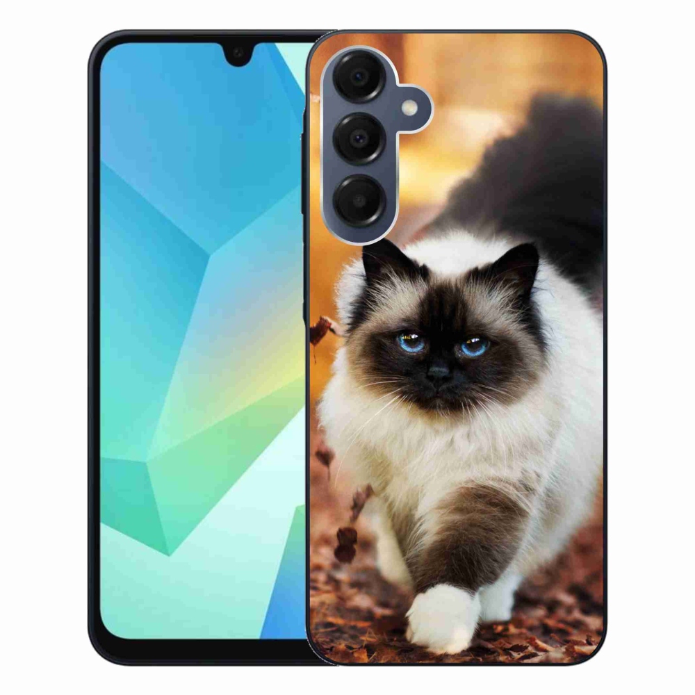 Gelový obal mmCase na Samsung Galaxy A16 4G/5G - kočka