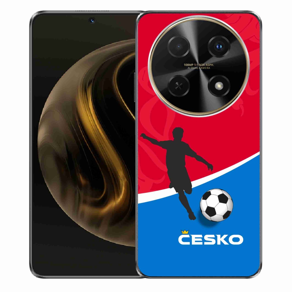 Gelový kryt mmCase na Huawei Nova 12i - fotbal Česko