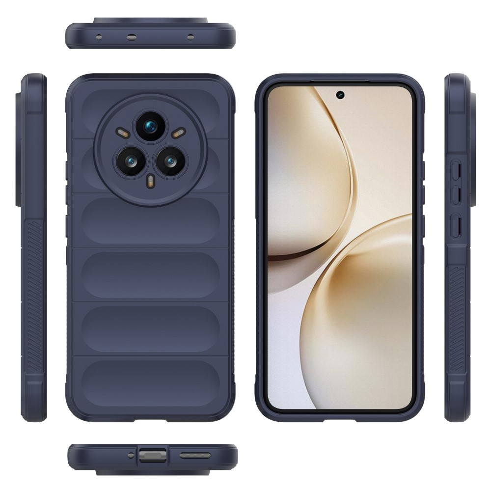 Rugg odolný gelový obal na Realme 14 Pro+ 5G - tmavěmodrý