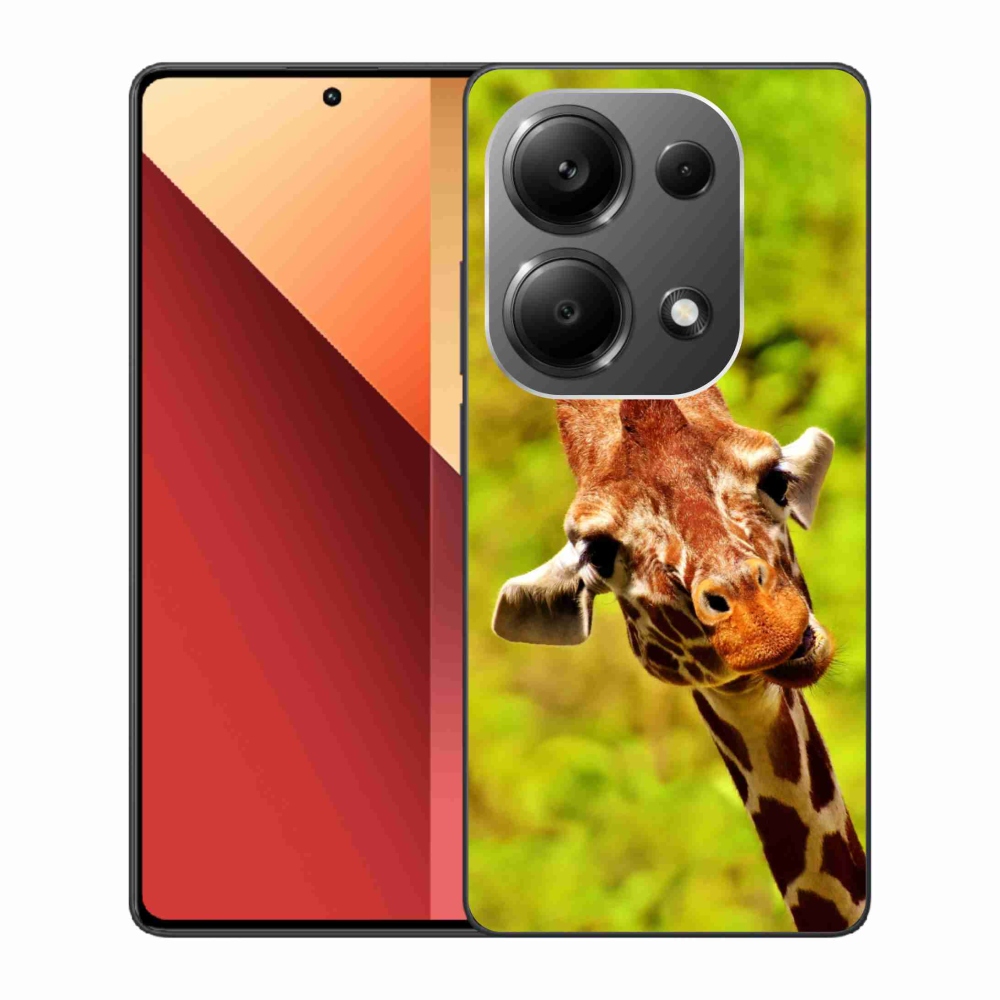 Gelový kryt mmCase na Xiaomi Redmi Note 13 Pro 4G/Poco M6 Pro - žirafa