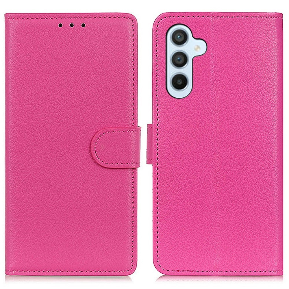 Litchie knížkové pouzdro na Samsung Galaxy A56 5G - rose