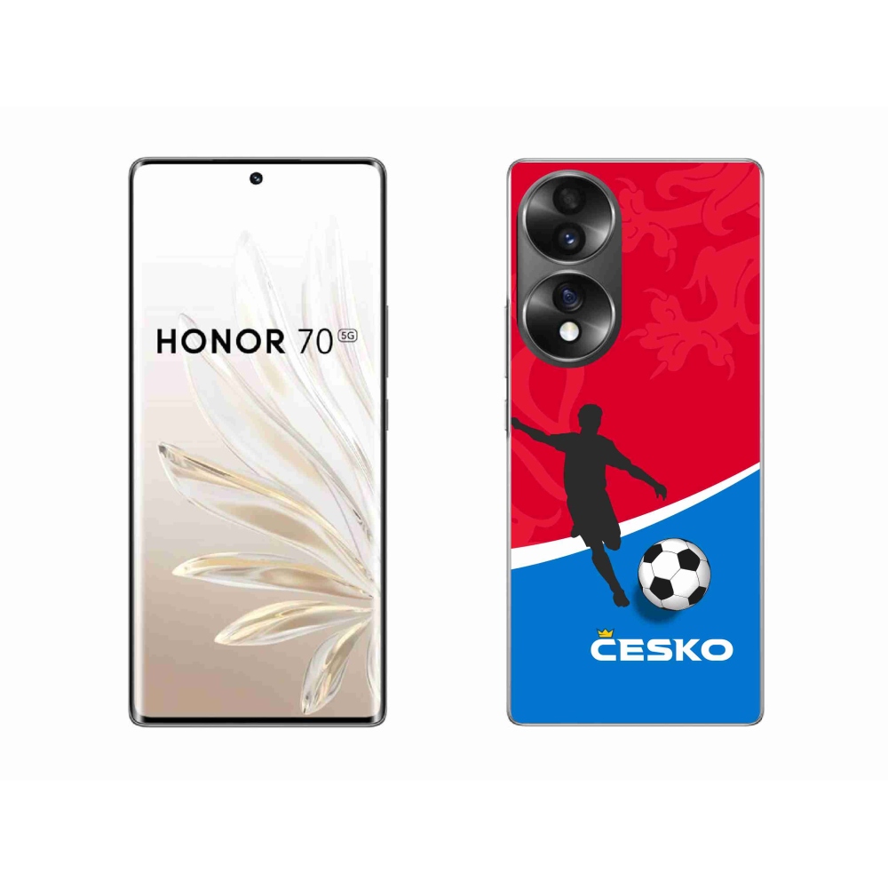 Gelový kryt mmCase na Honor 70 - fotbal Česko