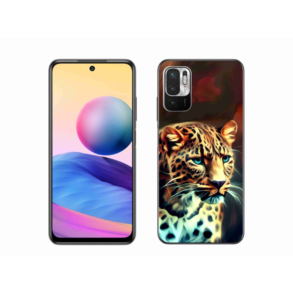 Gelový kryt mmCase na Xiaomi Redmi Note 10 5G - leopard