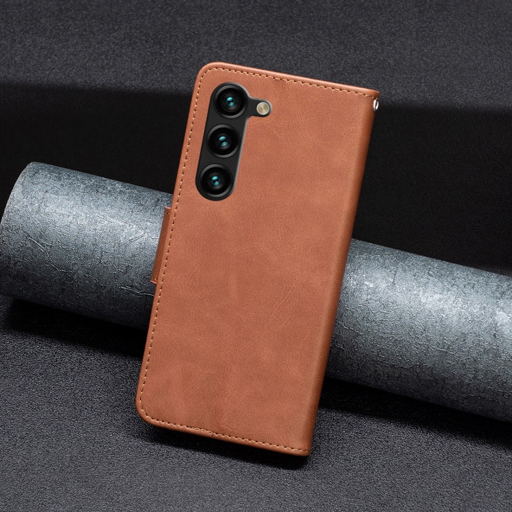 Case knížkové pouzdro na Samsung Galaxy S25+ - hnědé