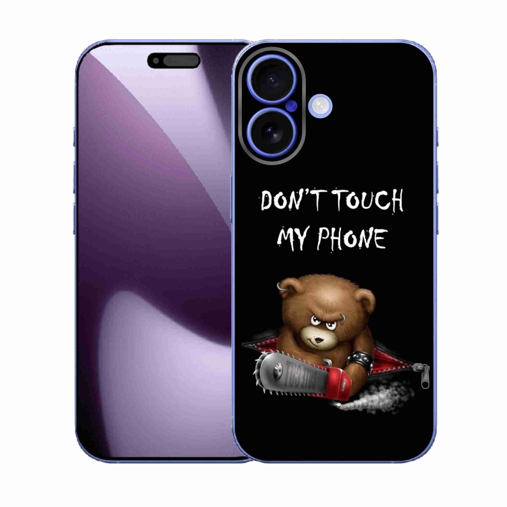 Gelový kryt mmCase na iPhone 17 - nesahej na telefon