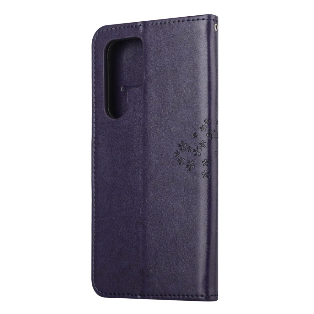 Tree knížkové pouzdro na Samsung Galaxy S24 Ultra - tmavěfialové