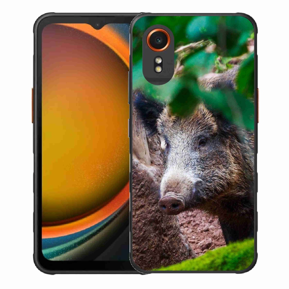 Gelový kryt mmCase na Samsung Galaxy Xcover 7 - divoké prase