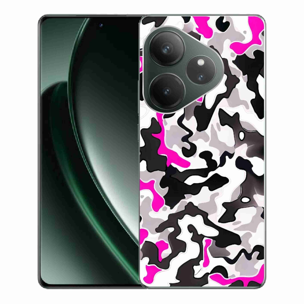 Gelový kryt mmCase na Realme GT 6 5G/GT 6T 5G - maskáčový vzor 5