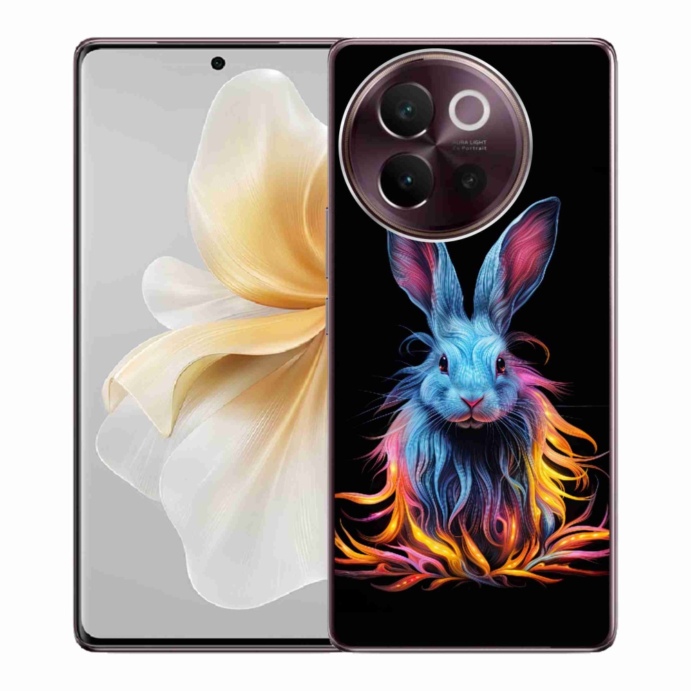 Gelový kryt mmCase na Vivo V40 Lite 5G - abstraktní zajíc
