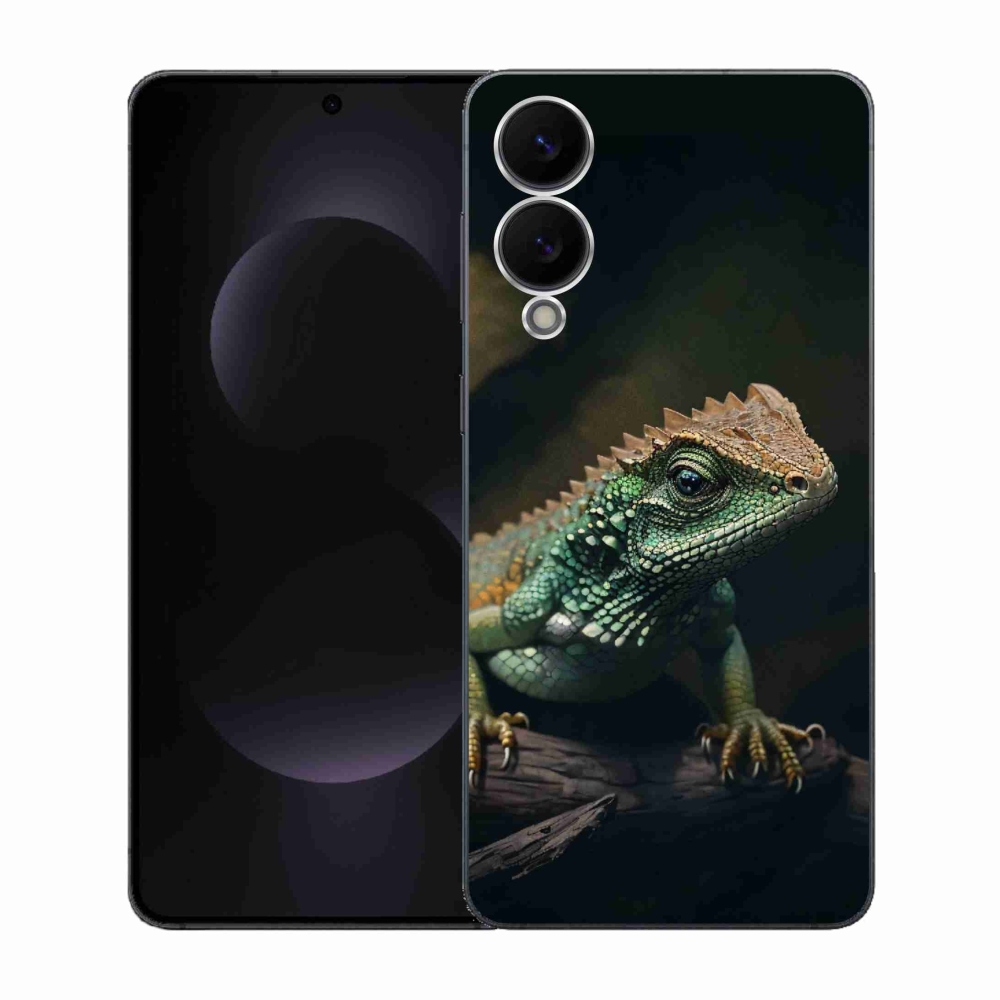 Gelový kryt mmCase na Samsung Galaxy S25 Edge - ještěr
