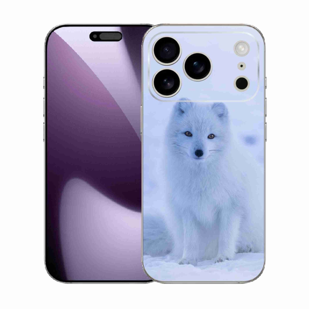 Gelový kryt mmCase na iPhone 17 Pro - polární liška