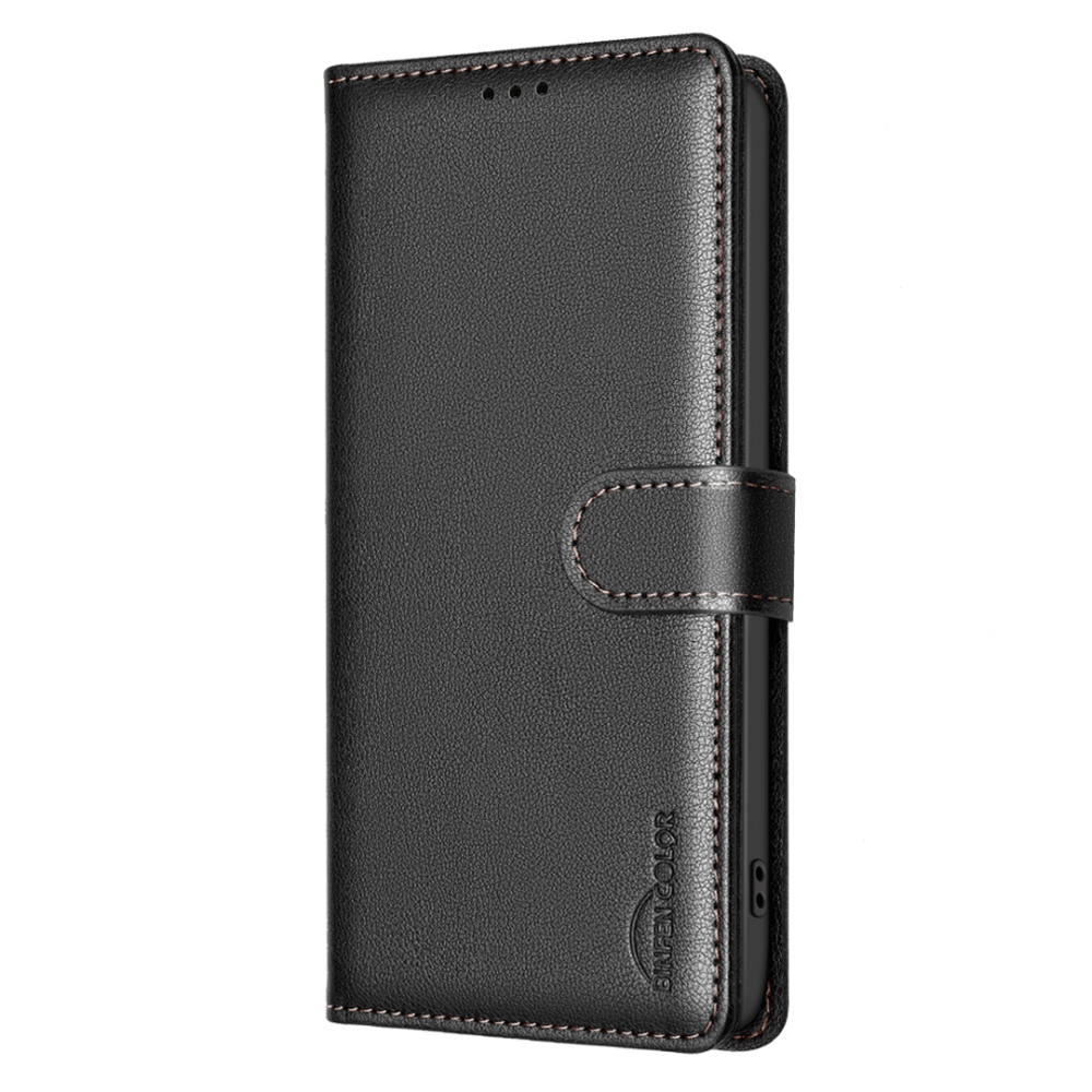 BINFEN knížkové pouzdro na Xiaomi Redmi 15 5G (169mm) - černé