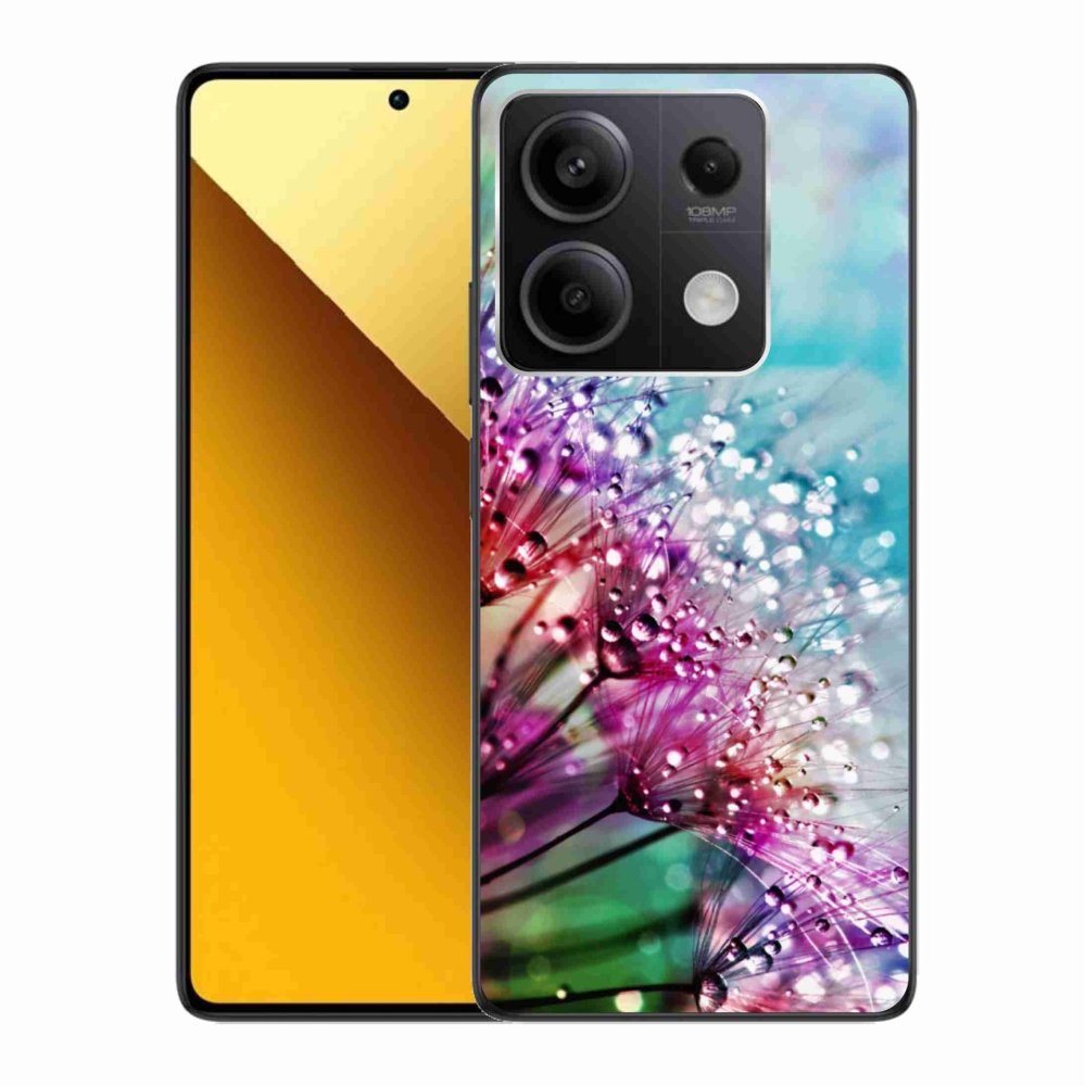 Gelový kryt mmCase na Xiaomi Redmi Note 13 5G - barevné květy
