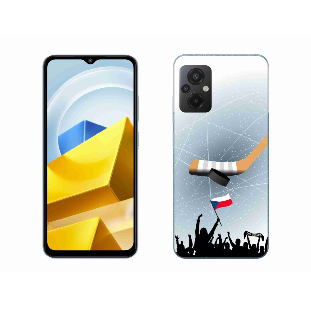 Gelový kryt mmCase na Xiaomi Poco M5 4G - fanoušci hokeje