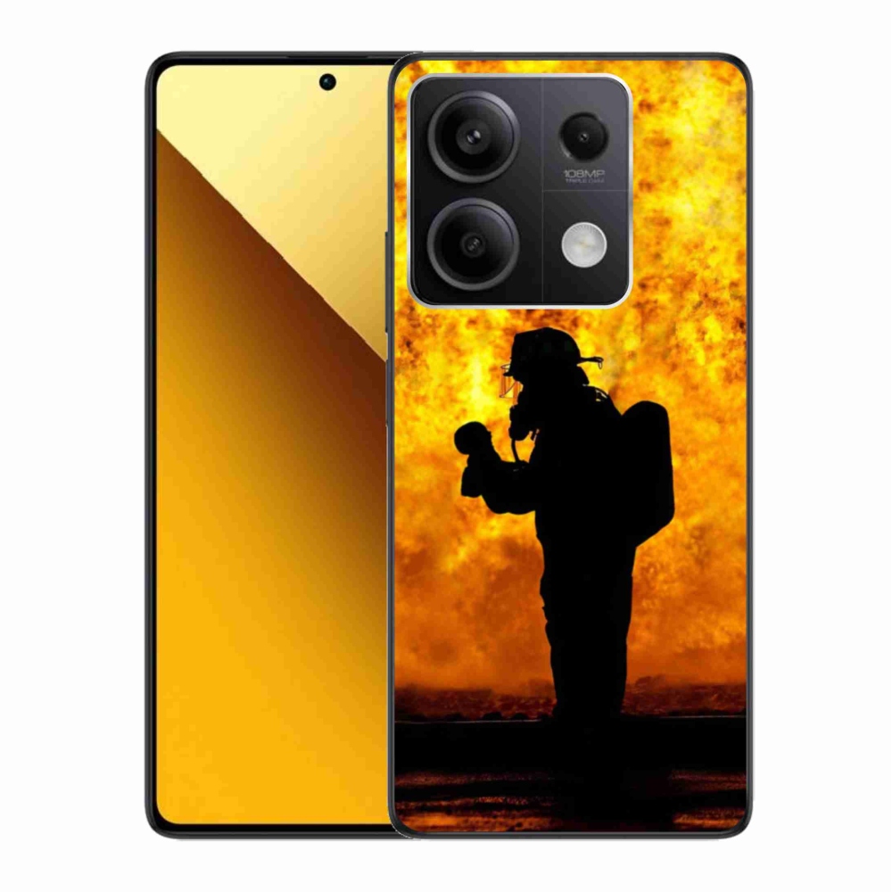 Gelový kryt mmCase na Xiaomi Redmi Note 13 5G - hasič