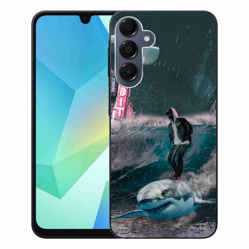 Gelový kryt mmCase na Samsung Galaxy A16 4G/5G - žralok