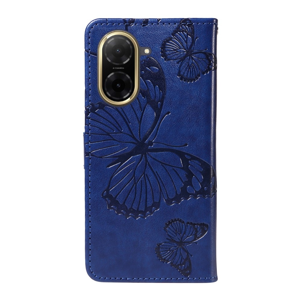 Big Butterfly knížkové pouzdro na Xiaomi Redmi A5 (171.7x77.8x8.3mm) - modré
