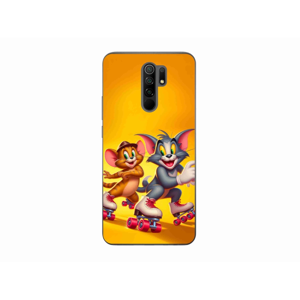 Gelový kryt mmCase na Xiaomi Redmi 9 - tom a jerry