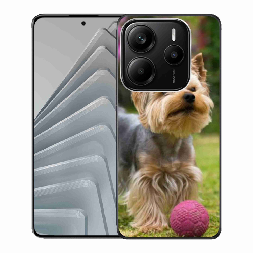 Gelový kryt mmCase na Xiaomi Redmi Note 14 5G - jorkšír 4
