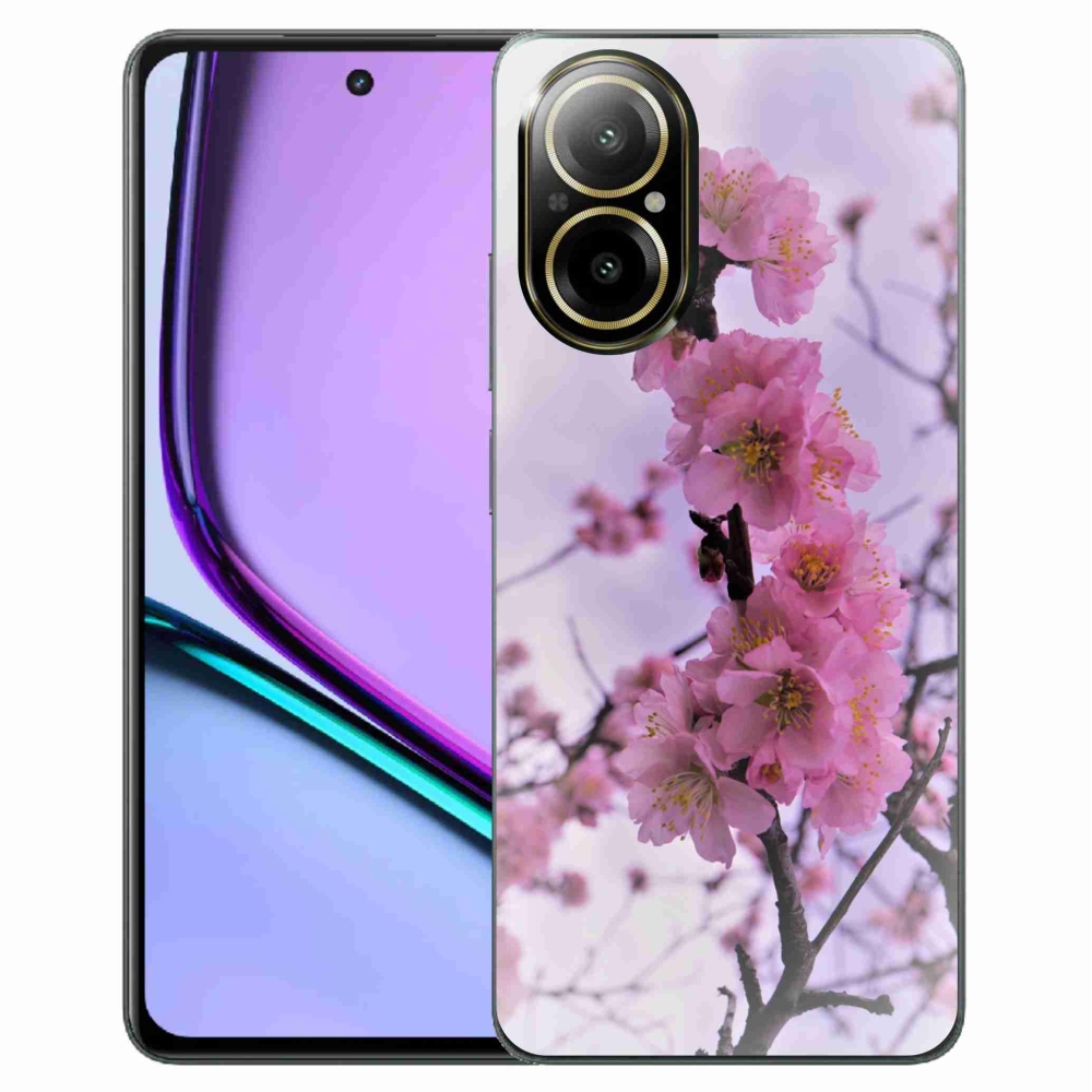 Gelový kryt mmCase na Realme C67 - květiny 7