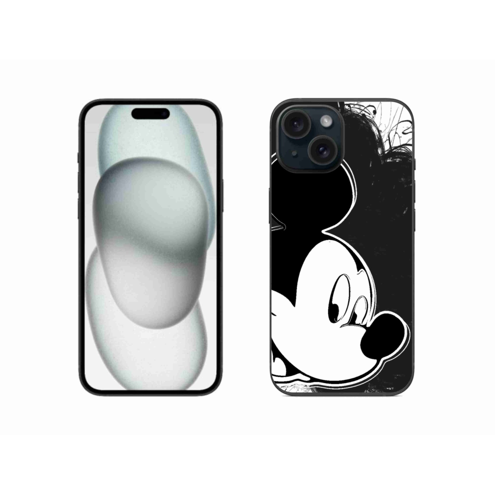 Gelový kryt mmCase na iPhone 15 - mickey mouse 1
