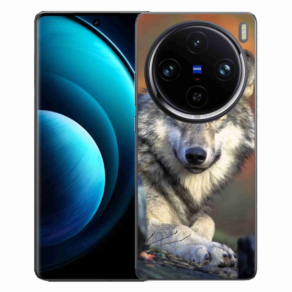 Gelový obal mmCase na Vivo X100 Pro 5G - vlk