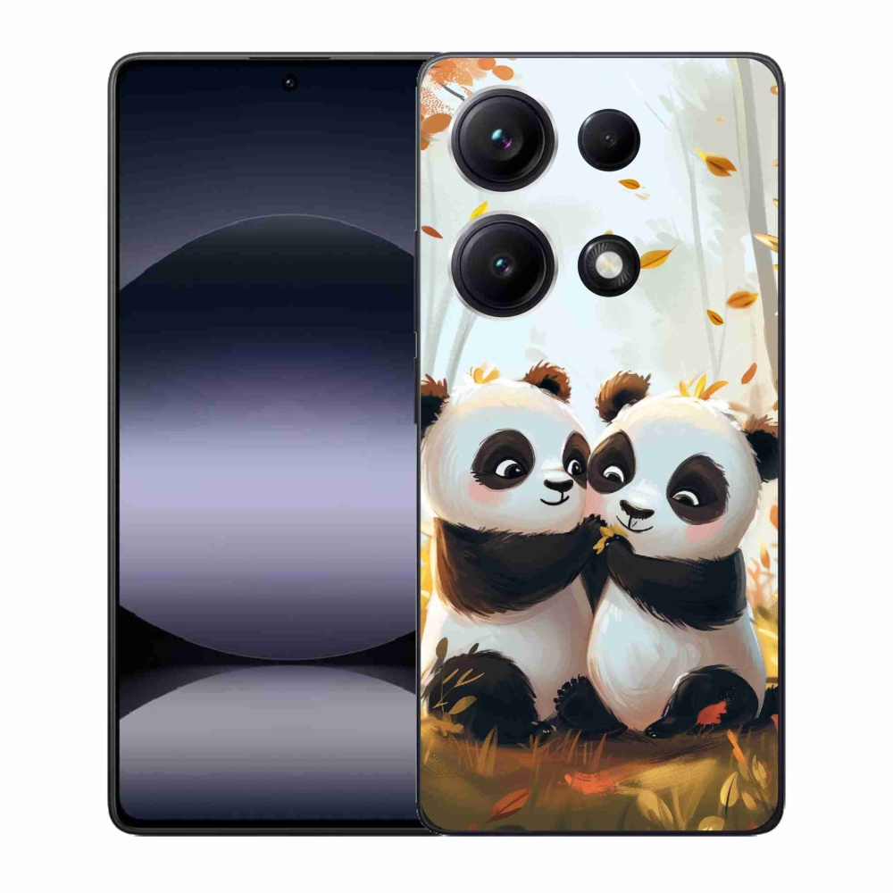 Gelový kryt mmCase na Xiaomi Redmi Note 14S - pandy
